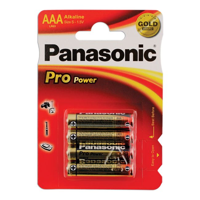 Connect Panasonic Pro Power AAA Battery 4pc 30664 Tool Connection - Town Tools 