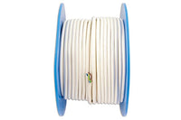 Connect White 3 Core Mains Cable 15A 50m - CPL