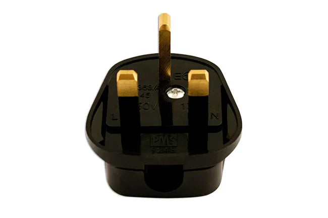 Connect High Impact Black Plug Tops 13A 10pc - CPL