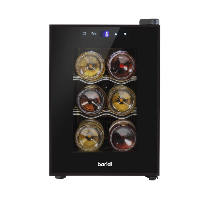 Baridi 6 Bottle Tabletop Wine Fridge & Cooler DH217