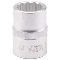 Draper Elora Bi-Hexagon Socket, 3/4" Sq. Dr., 24mm 00723