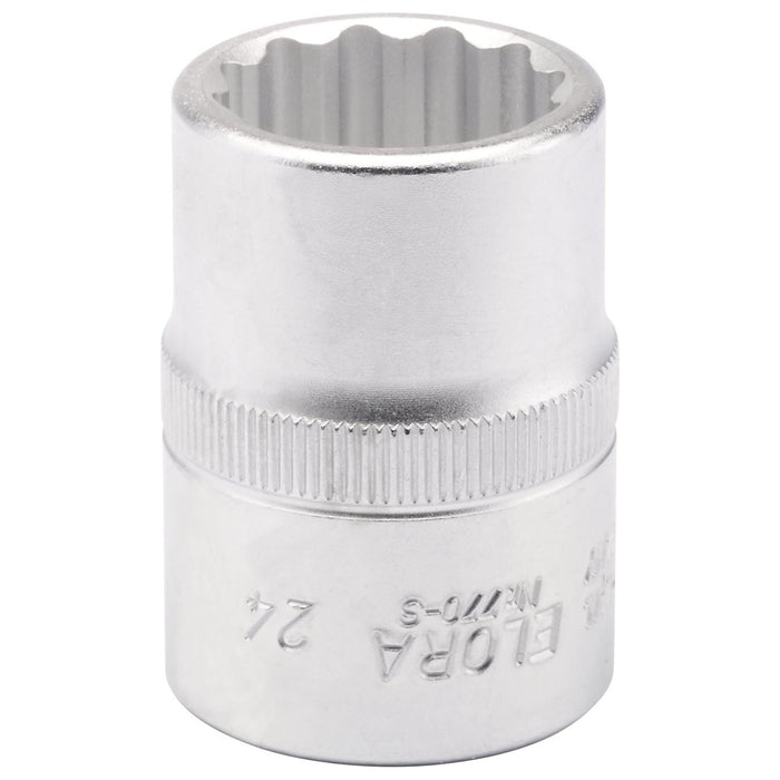 Draper Elora Bi-Hexagon Socket, 3/4" Sq. Dr., 24mm 00723 Draper - Town Tools 