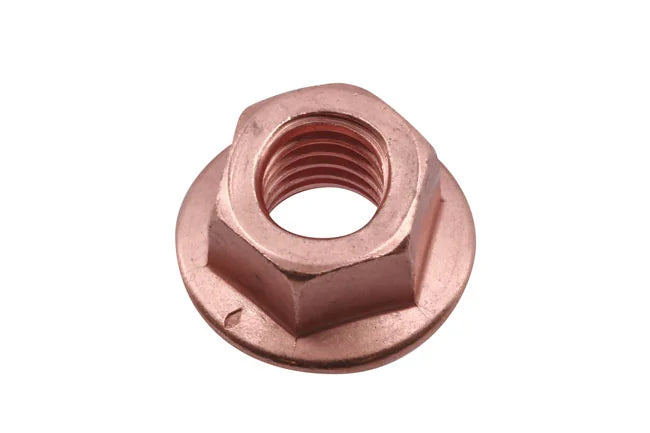 Connect Copper Flashed Nut Flanged & Self Locking Hex 5pc 10-15mm