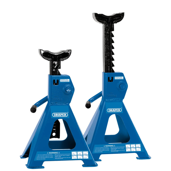 Draper Ratchet Axle Stands, (Pair) 2-6