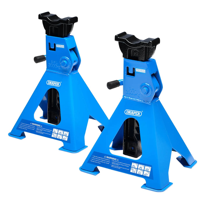 Draper Ratchet Axle Stands, (Pair) 2-6