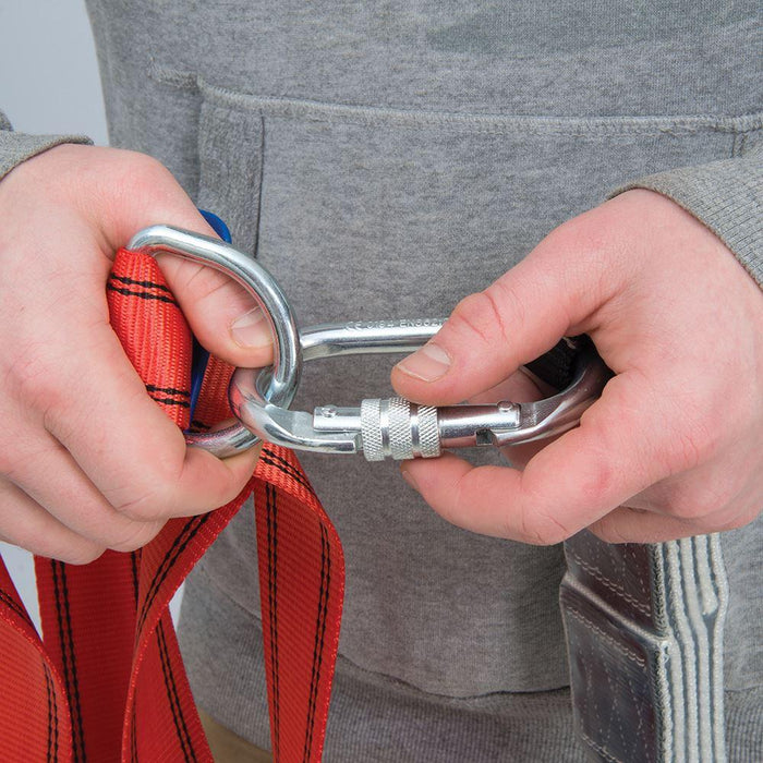 Silverline Screwgate Karabiner 19mm Gate Silverline - Town Tools 
