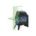 Bosch GCL 215-G Professional Self-Levelling Cross Line Laser Green Bosch - Town Tools