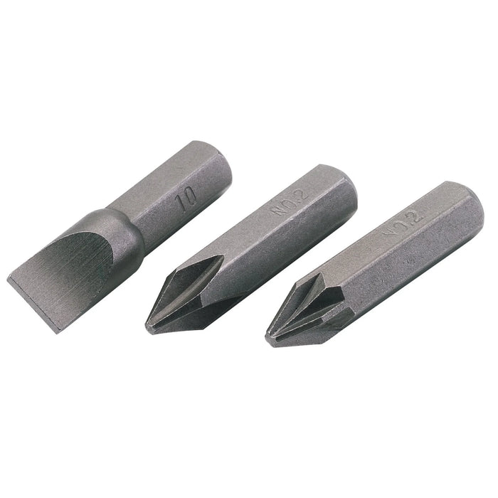 Draper Plain Slot Impact Screwdriver bit 8-12mm