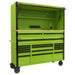 Superline PRO Black Edition Mobile Trolley with Wooden Worktop Hutch Superline Pro - Town Tools 