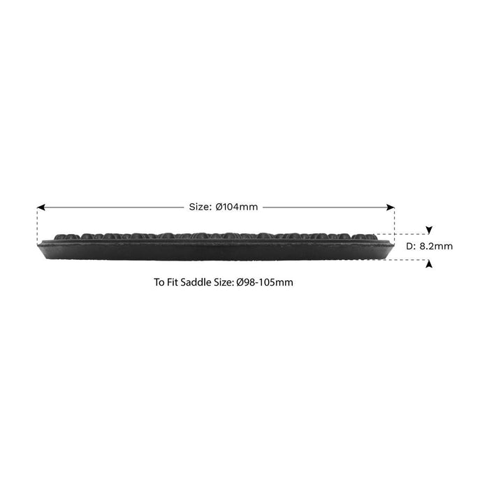 Sealey Safety Rubber Jack Pad Type B JP15 Sealey - Town Tools 
