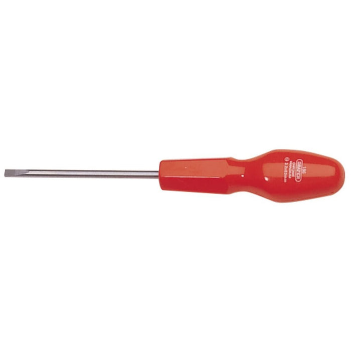 Draper Plain Slot Cabinet Pattern Screwdriver, 3.2 x 63mm 14079 Draper - Town Tools 