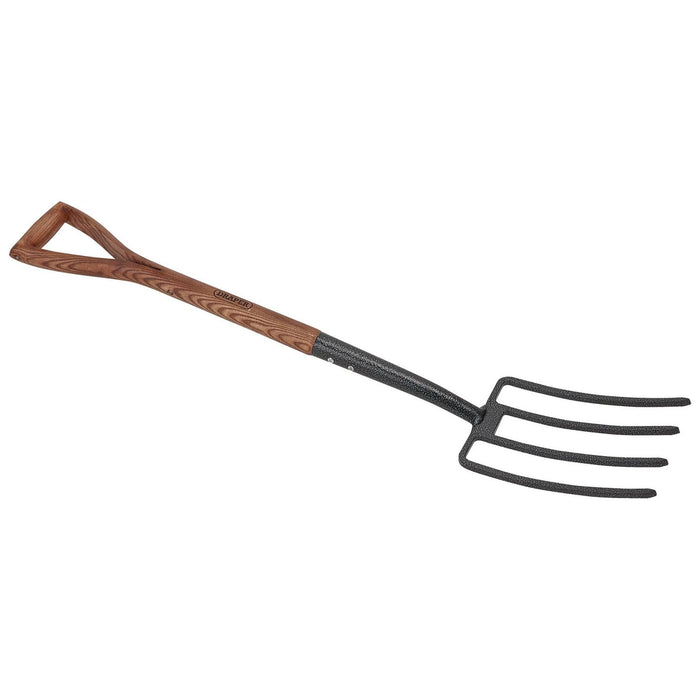 Draper Carbon Steel Garden Fork with Ash Handle 14301 Draper - Town Tools 