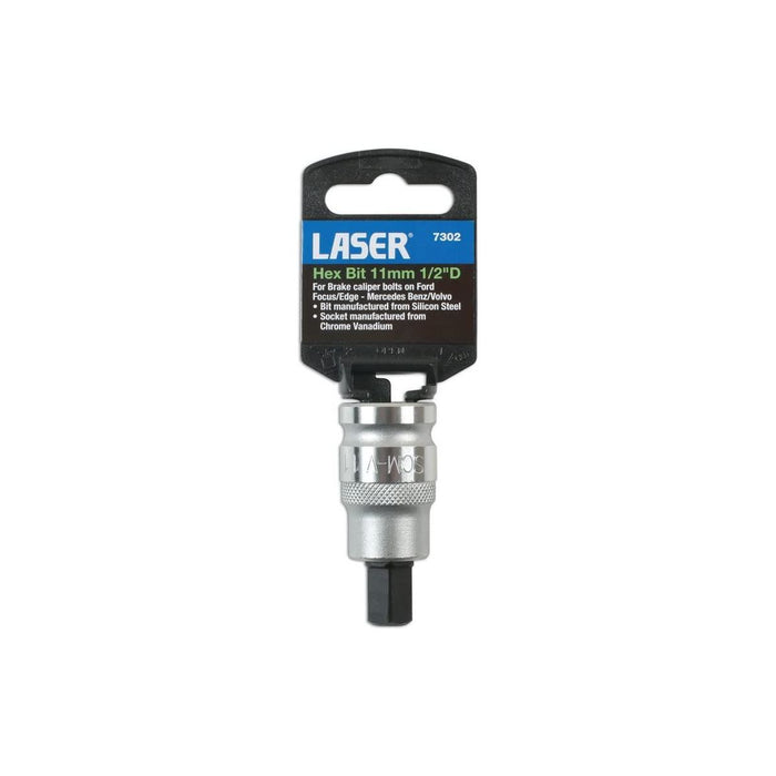 Laser Hex Bit 1/2"D 11mm 7302 Laser - Town Tools 