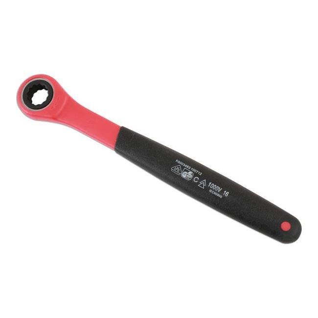 Laser Insulated Ratchet Ring Spanner 14mm 6884 Laser - Town Tools 