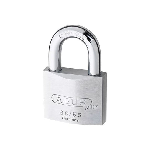 Abus Mechanical 88RK/50mm Brass PLUS Cylinder Padlock Rekeyable Carded ABUS Mechanical - Town Tools