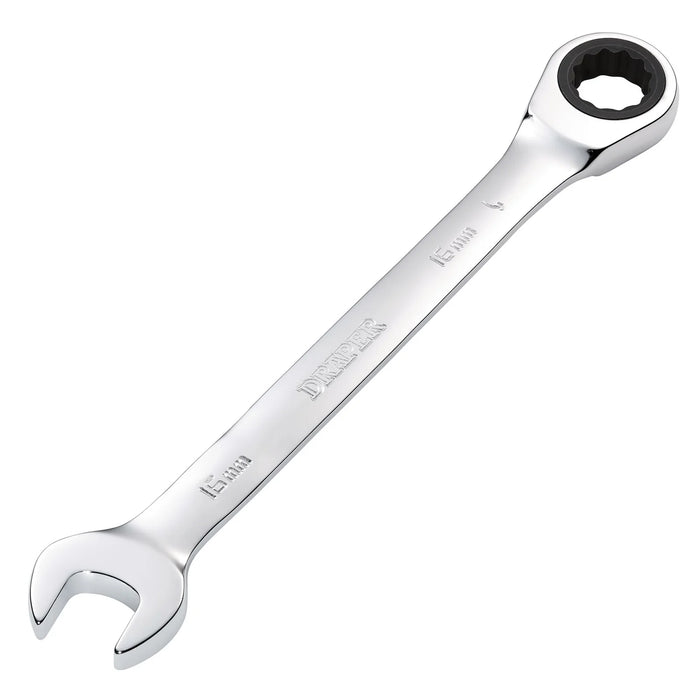 Draper Metric Ratcheting Combination spanner (group 1) 6-27mm