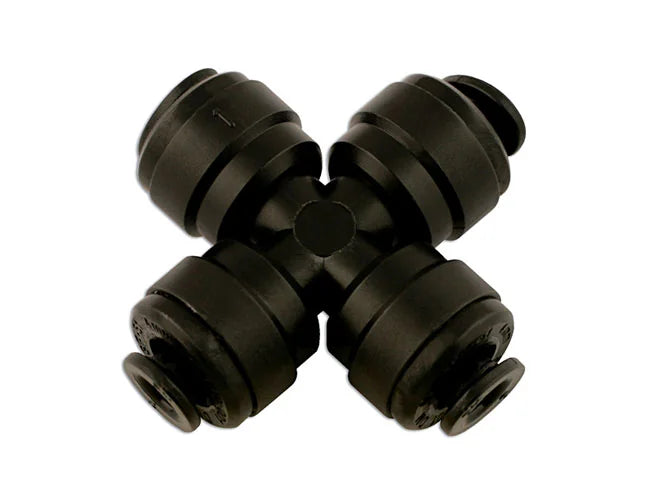 Connect Push-Fit Cross Connector 5pc 4-12mm