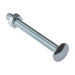 Forgefix Carriage Bolt & Nut ZP M6 x 40mm Bag 10 ForgeFix - Town Tools