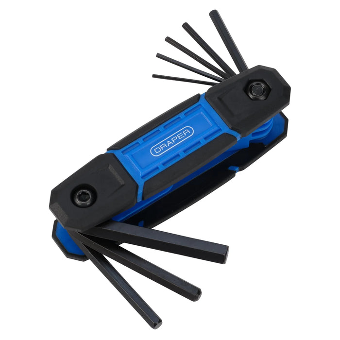 Draper Folding Hex Key Set (8 Piece) - 8FHKSMM