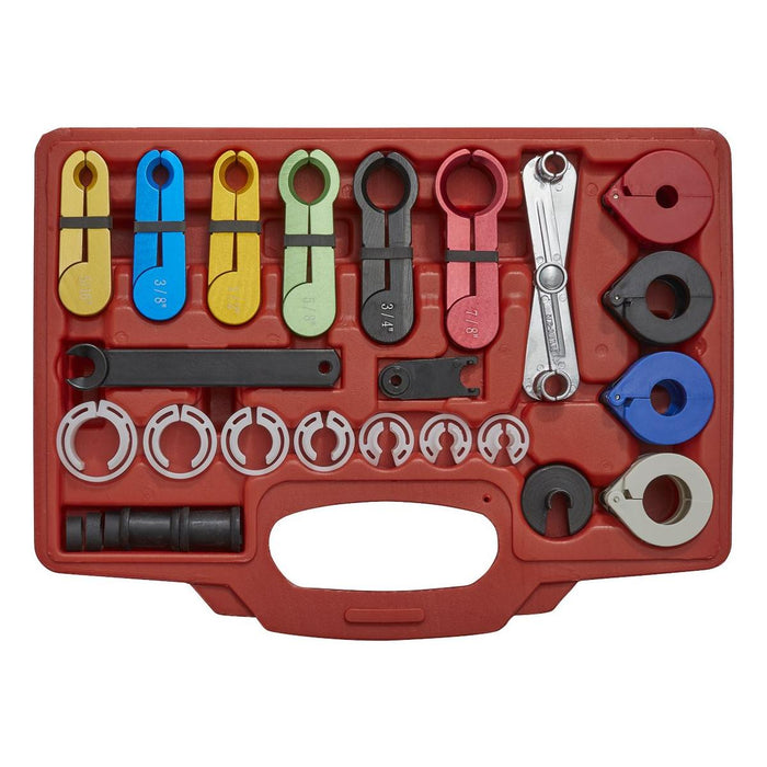 Sealey Fuel & Air Conditioning Disconnection Tool Kit 21pc VS0457 Sealey - Town Tools 