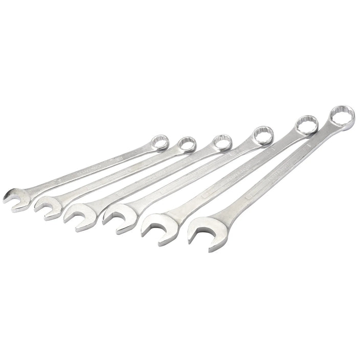 Draper Heavy Duty Long Pattern Metric Combination Spanner Set (6 Piece)