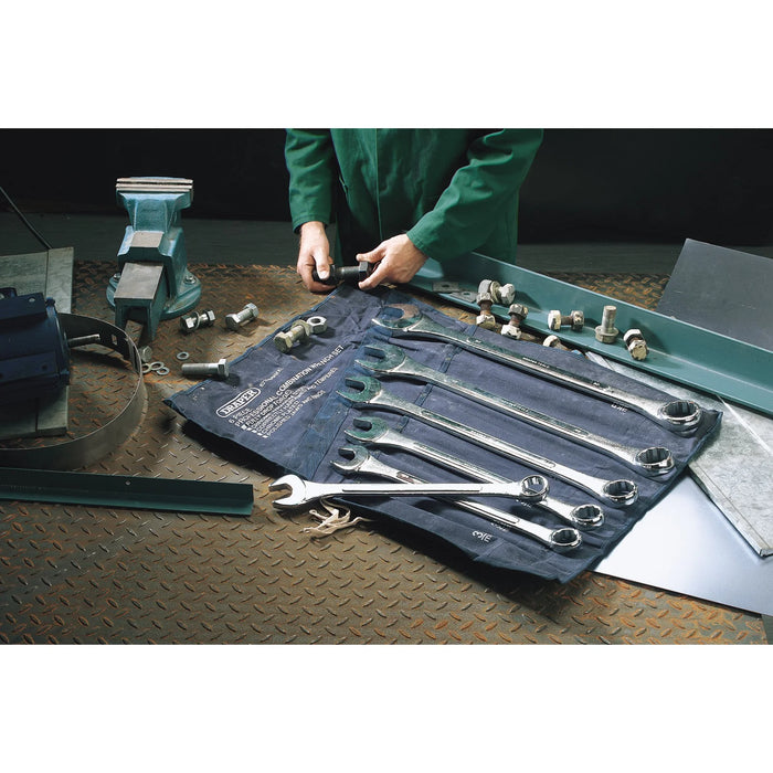 Draper Heavy Duty Long Pattern Metric Combination Spanner Set (6 Piece)