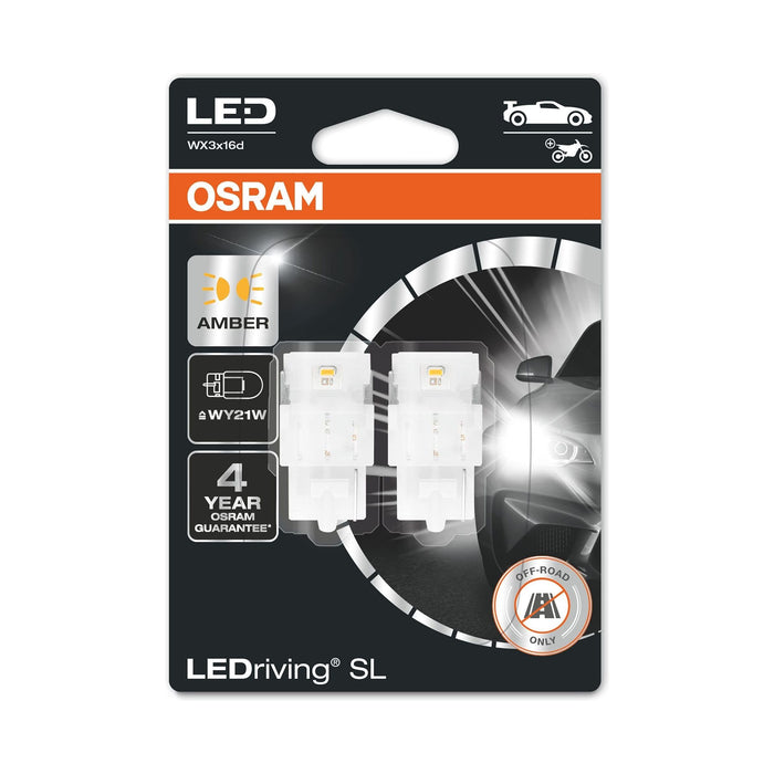 OSRAM LEDriving® SL, WY21W, Amber, LED signal lamps, Off-road only, non ECE Osram - Town Tools 