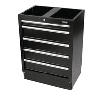 Draper BUNKER Modular Floor Cabinet, 5 Drawer, 680mm - MS400-5BU