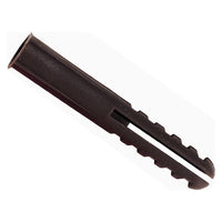 Rawlplug Brown Plastic Plugs Screw Size No.10-14 (10 x (Card 100)