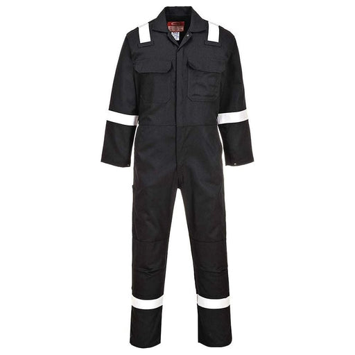 Portwest Bizweld Iona Flame Resistant Coverall - Black - XL Portwest - Town Tools 