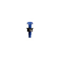 Connect Nylon 1" Bolt & Nut Number Plate Fixings, Blue 100pc