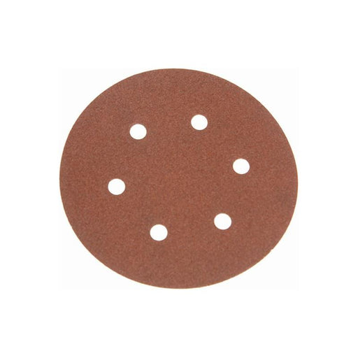 Faithfull Hook & Loop Sanding Disc DID2 Holed 150mm x 60G (Pack 25) Faithfull - Town Tools