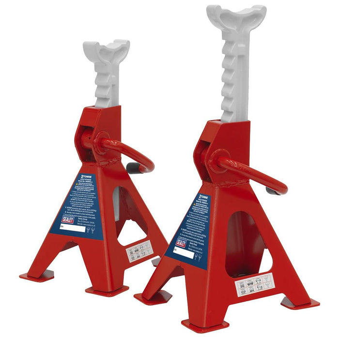 Sealey Low Profile Jack Stand Deal JS1COMBO1 Sealey - Town Tools 