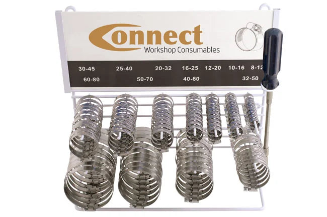 Connect Hose Clip Rack with Hose Clip Driver 110pc - CPL