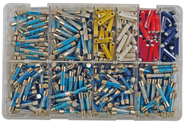 Connect Assorted Glass & Continental Auto Fuses 480pc - CPL