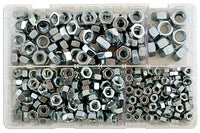 Connect Assorted MM Plain Steel Nuts Box 370pc - CPL