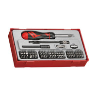 Teng Tools Ratcheting Screwdriver Bit Set TT1 74 Pieces