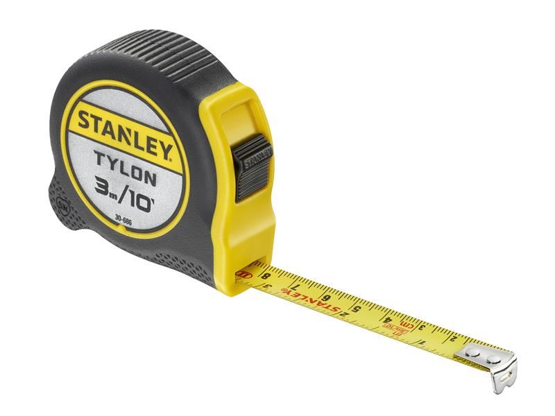 STANLEY Hand Tools Tylon Pocket Tape 3m/10ft (Width 13mm) Loose STANLEY� Hand Tools - Town Tools