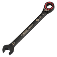 Draper Expert HI-TORQ  Metric Reversible Ratchet Combination Spanner, 11mm, Black
