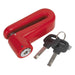 Sealey Motorcycle Disc Brake Lock10mm DL503 Sealey - Town Tools 