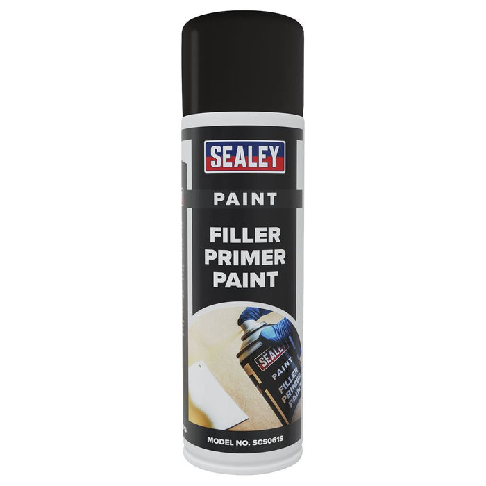 Sealey Filler Primer Paint 500ml Pack of 6 SCS061