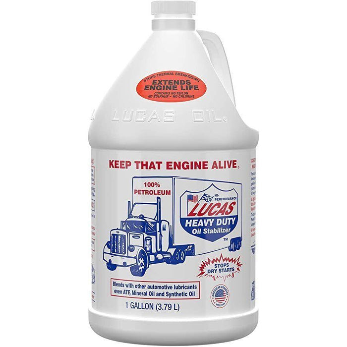 Lucas Heavy Duty Oil Stabilizer Oil Treatment New 1 gallon LUCAS 10002 Lucas Oil Oil - Town Tools 