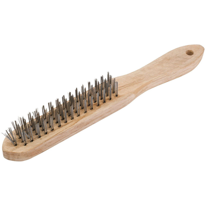 Draper 4 Row Wire Scratch Brush 68723 Draper - Town Tools 