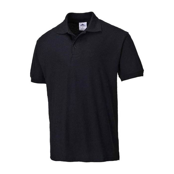 Portwest Naples Polo Shirt - Black - Small Portwest - Town Tools 