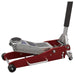 Premier Low Profile Aluminium Trolley Jack with Rocket Lift 2.5 Tonne Sealey Premier - Town Tools 