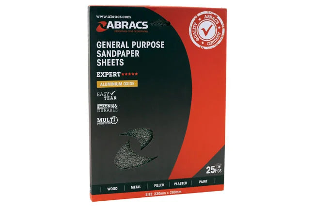 Connect Abracs Sandpaper / Production Sheets P60 25pc - CPL
