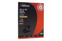 Connect Abracs Wet & Dry Abrasive Sheets P120 25pc - CPL