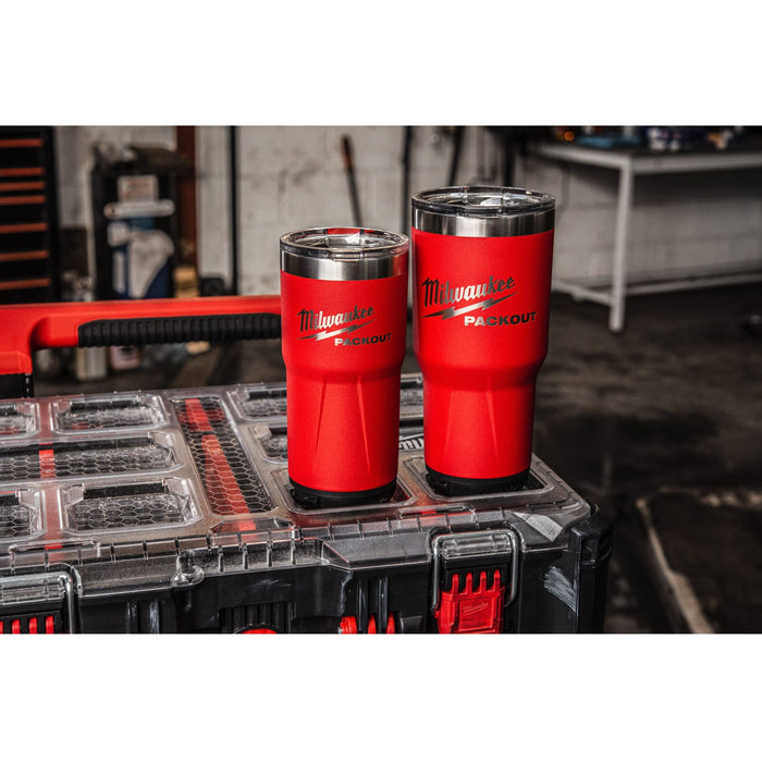 Milwaukee Packout Tumbler Red 4932479074 Milwaukee - Town Tools 