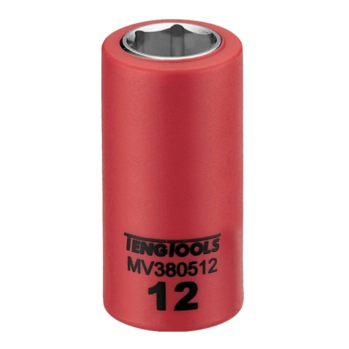 Teng Tools 3/8" Insulated Socket 12mm Teng Tools - Town Tools 