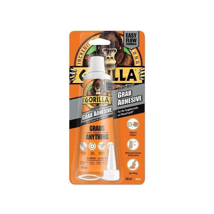 Gorilla Glue Gorilla® Heavy-Duty Grab Adhesive White 80ml Gorilla Glue - Town Tools